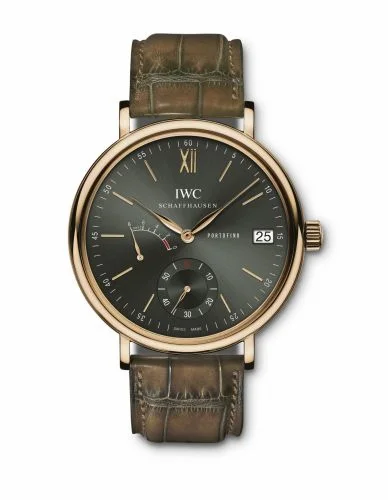 IWC Portofino Hand-Wound Eight Days Red Gold / Green / Harrods IW5101-18 (IW510118)